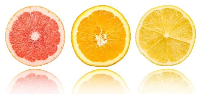 Grapefruit, orange and lemon slices — the natural citrus extracts behind the Pure cleaning formula